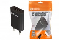TDM Сетевое зарядное устройство, СЗУ 2, 1 А, 1 USB, черный, SQ1810-0002 фото