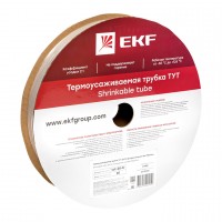 EKF Термоусаживаемая трубка ТУТ 20/10 прозрачная рулон tut-20-tr фото