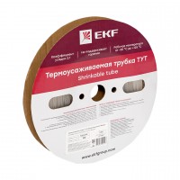 EKF Термоусаживаемая трубка ТУТ 2/1 прозрачная рулон tut-2-tr фото