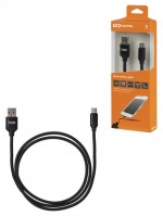 TDM Дата-кабель, ДК 8, USB - USB Type-C, 1 м, тканевая оплетка, черный, SQ1810-0308 фото