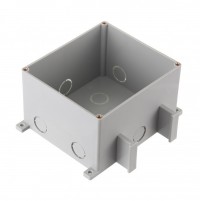 Ecoplast BOX/2+2ST66 Коробка для люков в пол на 2 поста (45х45мм)+2 модуля (45х22,5) (70025), пластик 70125 фото