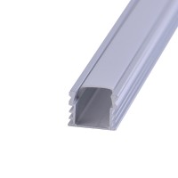 REXANT Комплект накладного алюминиевого профиля с рассеивателем, 16х12мм, 2м 146-401 фото