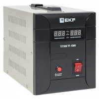 Стабилизатор напряжения электронный напольного исполнения модернизированый TITAN -ТF-1500 EKF stab-TF-1500 фото