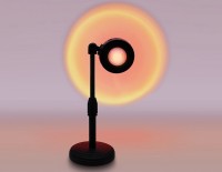 Ambrella Атмосферная светодиодная настольная лампа с пультом DE8385 BK черный LED RGB 3W (ПДУ RGB) DE8385 фото