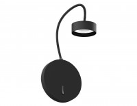 Ambrella Корпус светильника настенный для насадок Ø85мм с выключателем C9596 SBK черный песок 450*145mm GX53 C9596 фото
