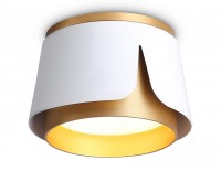 Ambrella Накладной светильник со сменной лампой TN71221 WH/GD белый/золото GX53 D100*66 TN71221 фото