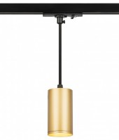 ЭРА Трековый светильник однофазный ЭРА TR45 - GU10 S MG подвесной 52*100 мм под лампу MR16 золото Б0054184 фото