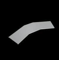 КМ-Профиль Крышка лестничного горизонтального угла 45 гр. 300 мм INOX304 LO15827 фото