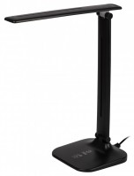 ЭРА Настольный светильник NLED-484-11W-BK светодиодный с основанием черный Б0059857 фото
