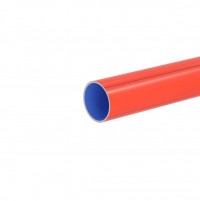 DKC Труба гладкостенная трехслойная полимерная д. 110мм толщ. 6,9 мм, SN24 бухта 100м, цвет красный 311069100SN24 фото