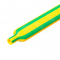 DKC Самозатухающая термоусаживаемая трубка в рулоне 12/4 мм желто-зеленый 3:1 TN3RL301R120YGN фото