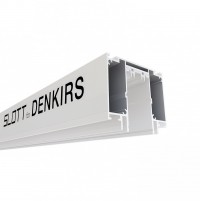 Denkirs TR2014-WH Профиль-трек SLOTT for DENKIRS SMART, для натяжных потолков, 2 м, алюминий, белый TR2014-WH фото