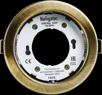 Navigator Светильник 71 283 NGX-R1-007-GX53(Черненая бронза) 71283 фото