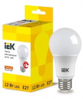 IEK Лампа LED ALFA A60 шар 12Вт 230В 3000К E27 LLA-A60-12-230-30-E27 фото