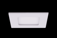 Светильник светодиодный потолочный встраиваемый PL, Белый, Пластик + алюминий, Теплый белый (2700-3000K), 3Вт, IP20 00-00002414 фото