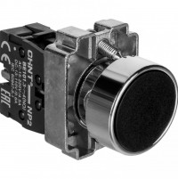 CHINT Кнопка управления NP2-BA21 без подсветки черная, 1НО, IP40 (R) 573955 фото