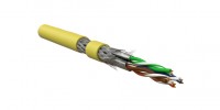 Hyperline ISFTP4-C7-P26/7-PU-YL (500 м) Кабель для сетей Industrial Ethernet, категория 7, 4x2x26 AWG, многопроволочные жилы (patch), S/FTP, PU, желты 444013 фото