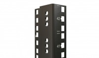 Hyperline CTRM19-18U-RAL9005 19'' монтажный профиль высотой 18U с маркировкой юнитов, для шкафов TTR, TTB, цвет черный RAL9005 (2 шт. в комплекте) 445440 фото