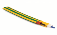 DKC Термоусаживаемая самозатухающая трубка в рулоне 19,1/9,5 мм желто-зеленый 2NF201R191GY фото