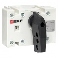EKF Рубильник-выключатель 63A 4P c рукояткой управления для прямой установки PowerSwitch psds-63-4 фото