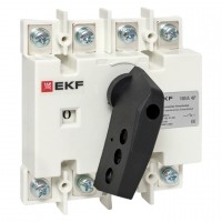 EKF Рубильник-выключатель 100A 4P c рукояткой управления для прямой установки PowerSwitch psds-100-4 фото