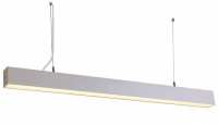 Favourite Officium Люстра подвесная каркас окрашен в матовый серебряный цвет, белый акриловый рассеиватель LED, точечное крепление к потолку LED*24W, 2071-24P фото