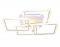 Ambrella Потолочный светодиодный светильник с пультом FA537/4 WH белый 148W 670*670*120 (ПДУ РАДИО 2.4) FA537 фото