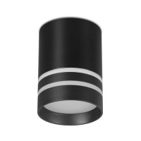Ambrella Накладной светодиодный точечный светильник TN242 BK/S черный/песок LED 4200K 12W D80*100 TN242 фото