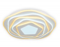 Ambrella Потолочный светодиодный светильник с пультом FA814 WH белый 78W D500*80 (ПДУ РАДИО 2.4) FA814 фото