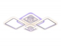 Ambrella Потолочный светодиодный светильник с пультом FA286/4 WH белый 101W 750*490*80 (ПДУ РАДИО 2.4G) FA286 фото