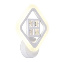 Ambrella Настенный светодиодный светильник с хрусталем FA284 WH белый 15W 260*230*60 FA284 фото