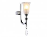 Ambrella Настенный светильник с хрусталем TR3253 CH/FR хром/белый матовый E14 max 40W 375*100*225 TR3253 фото