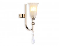Ambrella Настенный светильник с хрусталем TR3254 GD/FR золото/белый матовый E14 max 40W 375*100*225 TR3254 фото