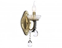 Ambrella Настенный светильник с хрусталем TR4954 BK/GD/CL черный/золото/прозрачный E14 max 40W 410*120*210 TR4954 фото