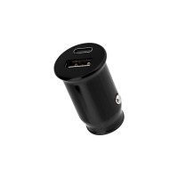 REXANT Автозарядка в прикуриватель  АЗУ USB-A+USB-C, 2.4 A черная 18-2228 фото