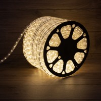NEON-NIGHT Дюралайт LED, постоянное свечение (2W) – теплый белый, 36 LED/м, бухта 100 м 121-156 фото