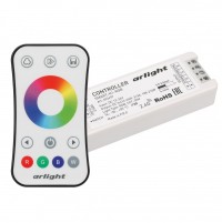 Arlight Контроллер SMART-RGB-SET-RING (12-24V, 3x3A, ПДУ 2.4G) (IP20 Пластик, 5 лет) 034807 фото