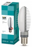 Лампа LED HP 60Вт 120град 230В 5000К E40 пов. цоколь IEK LLE-HPR-060-230-50-E40 фото