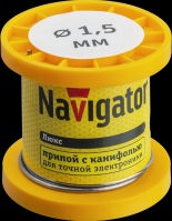 Navigator Припой 93 077 NEM-Pos02-61K-1.5-K50 (ПОС-61, катушка, 1.5 мм, 50 гр) 93077 фото